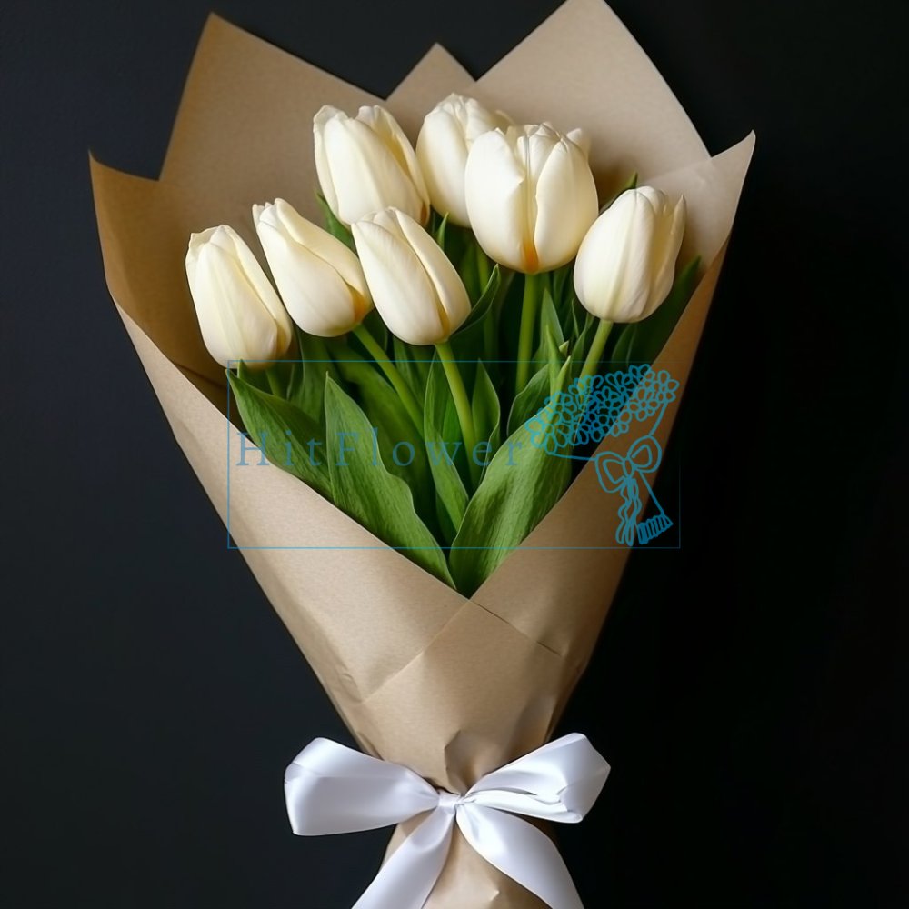 Букет цветов из: Тюльпаны